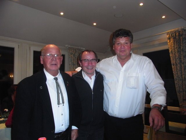 Karl Sixel mit Ernesto Zaniol und Manfred Henn