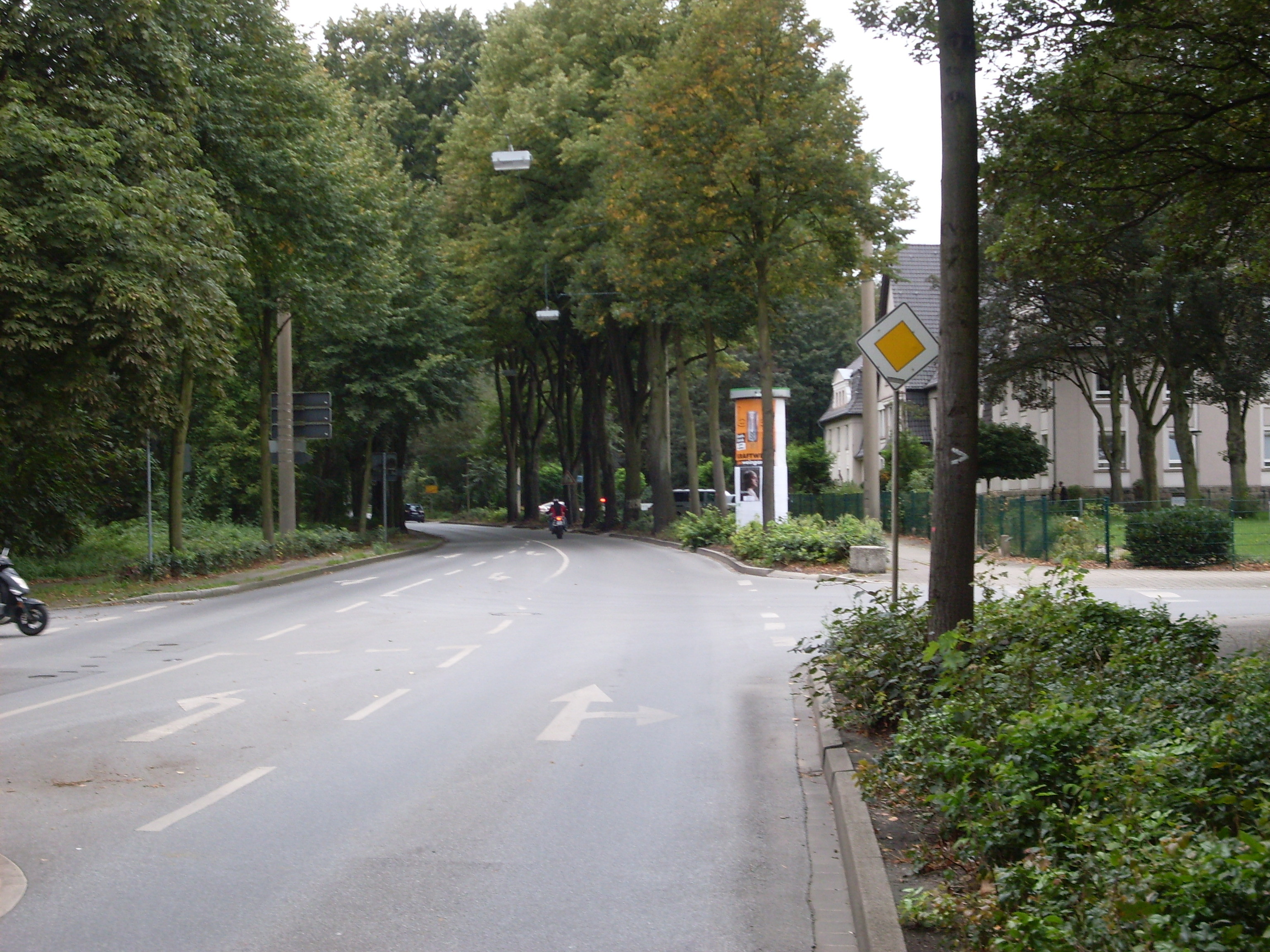 Ortsausgang Brauckstraße Richtung Bottrop