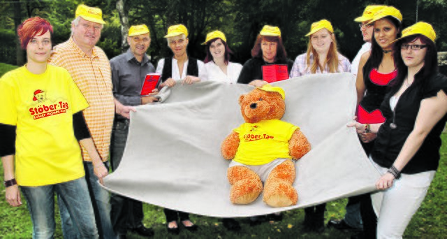 Das freundliche „Der Heisterkamp“/Emschertal-Berufskolleg-Team kümmert sich gerne um die Teilnehmer. Foto: Erler