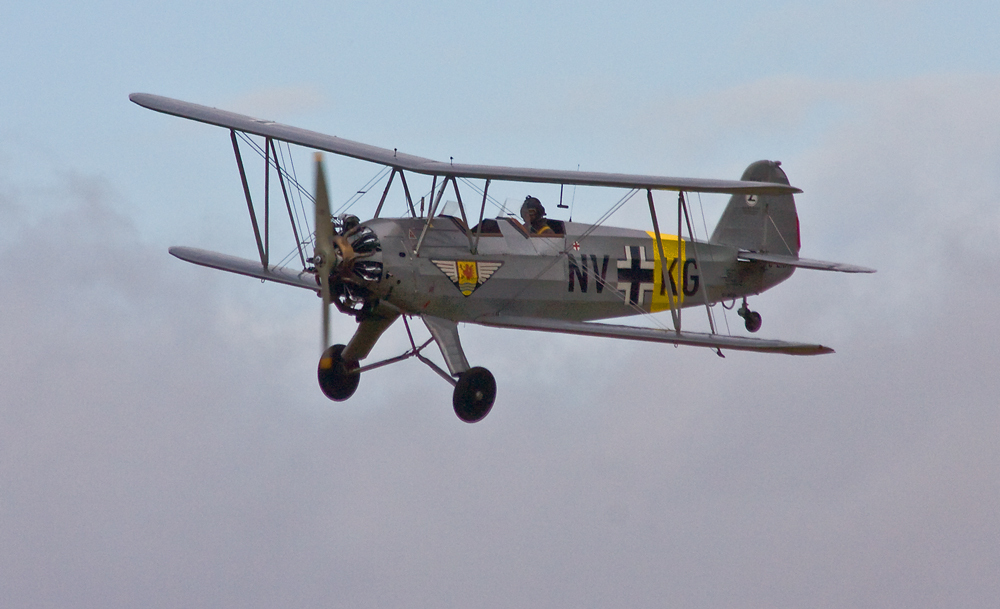 Der Focke Wulff Stieglitz ist ebenfalls im Besitz der Quax-Vereinigung und war einer der stillen Stars der der Flugtage.
