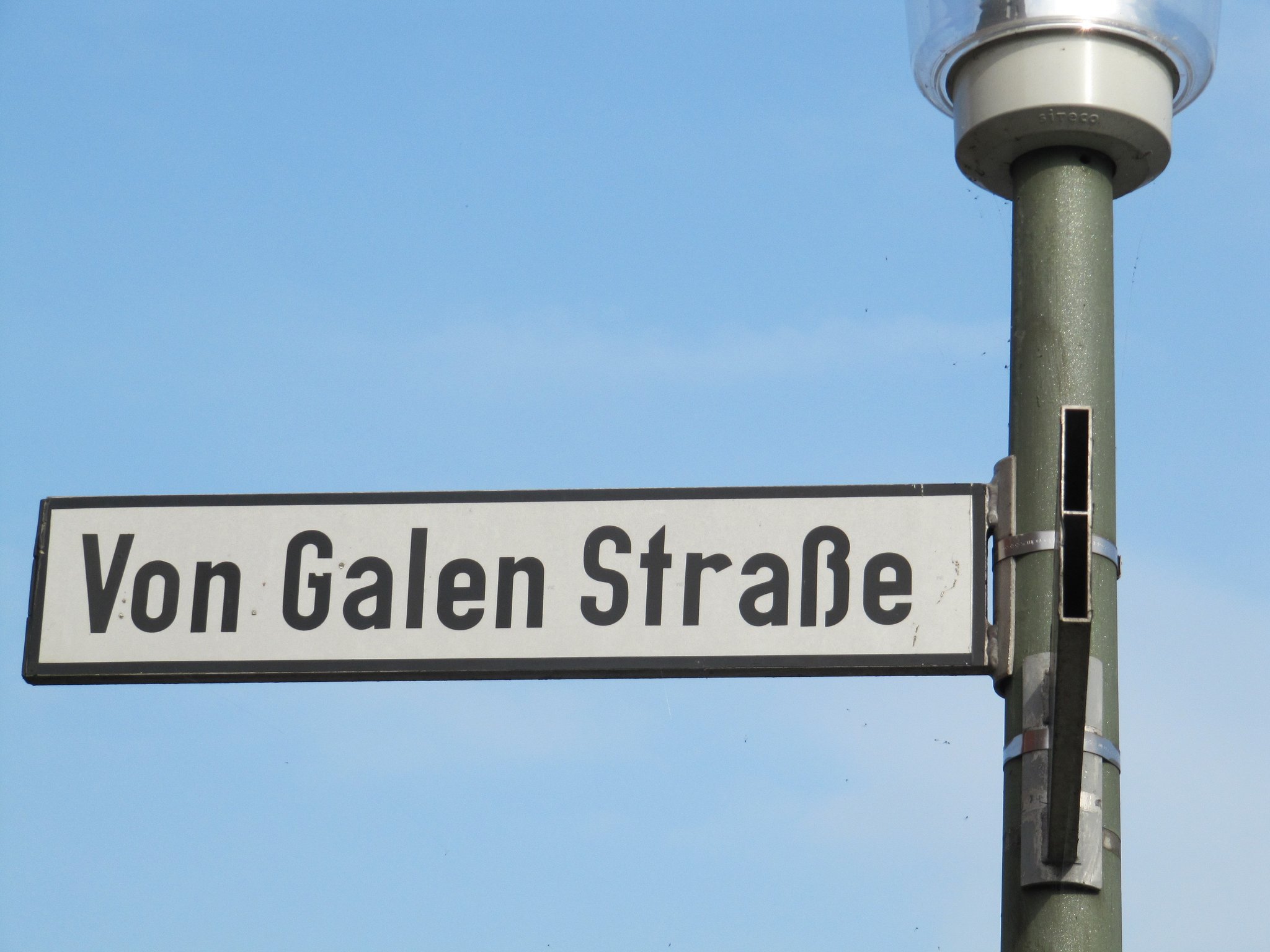 Warum heißt die Von GalenStraße eigentlich Von GalenStraße