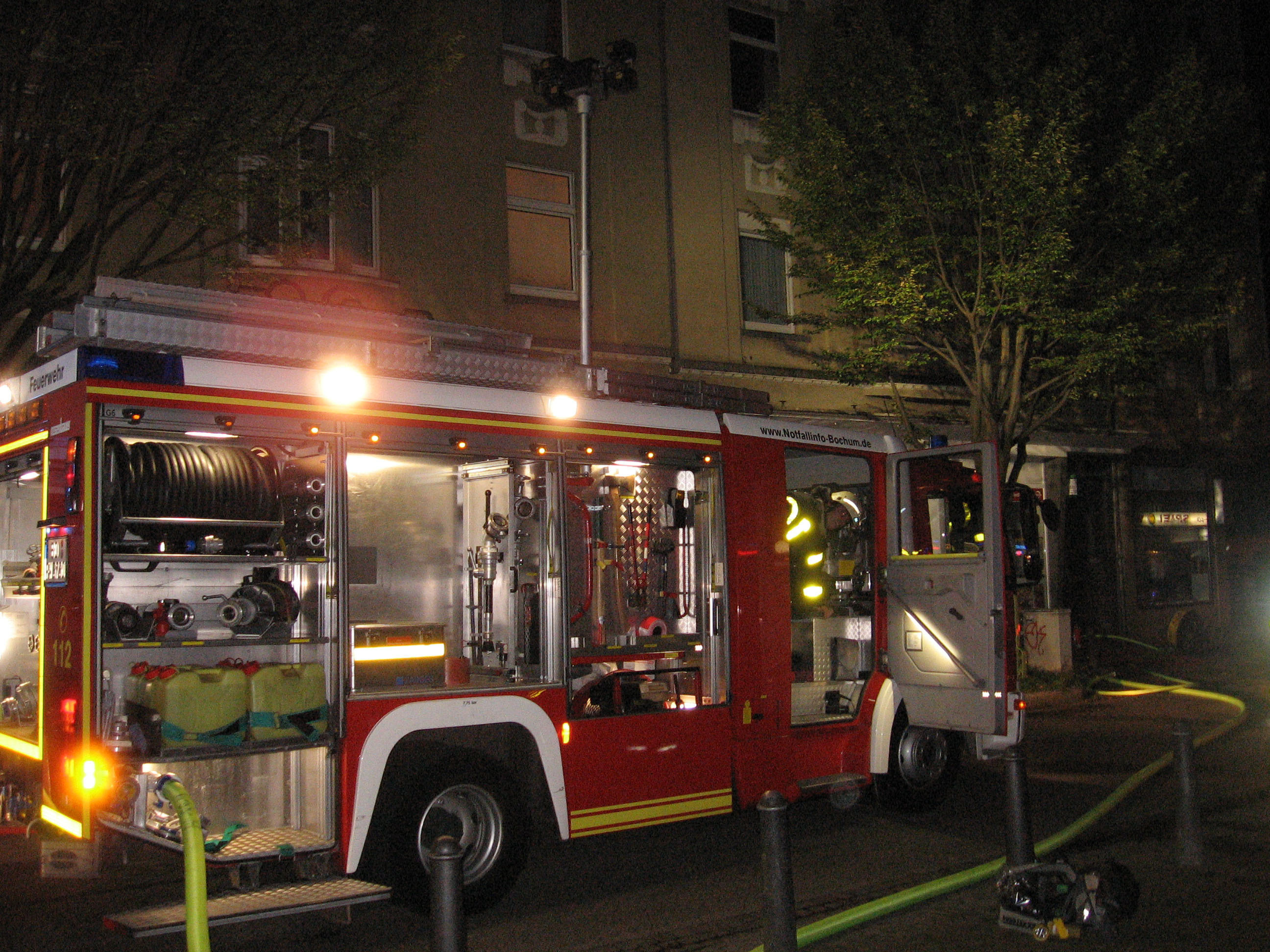 Einsatzwagen vor Ort