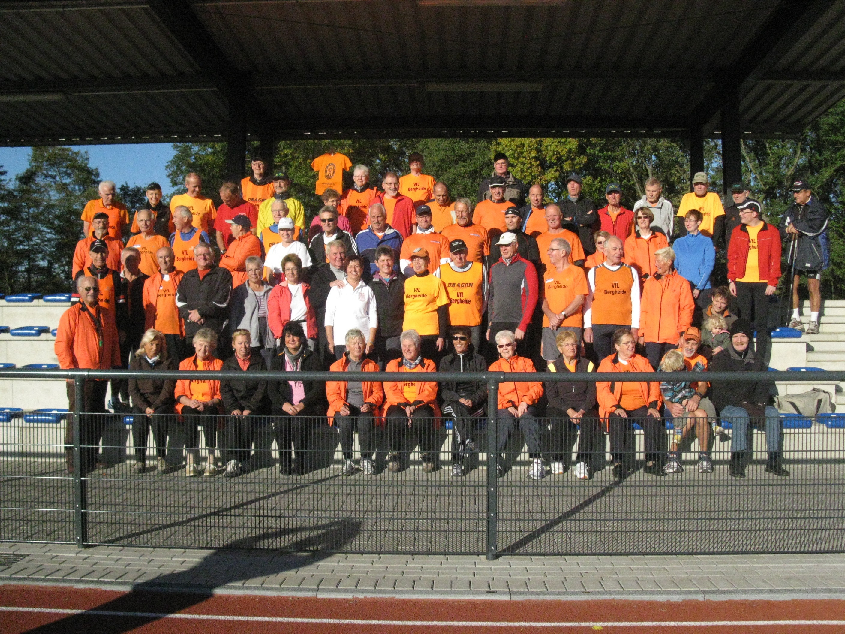 Großes Aufgebot beim VfL Bergheide.