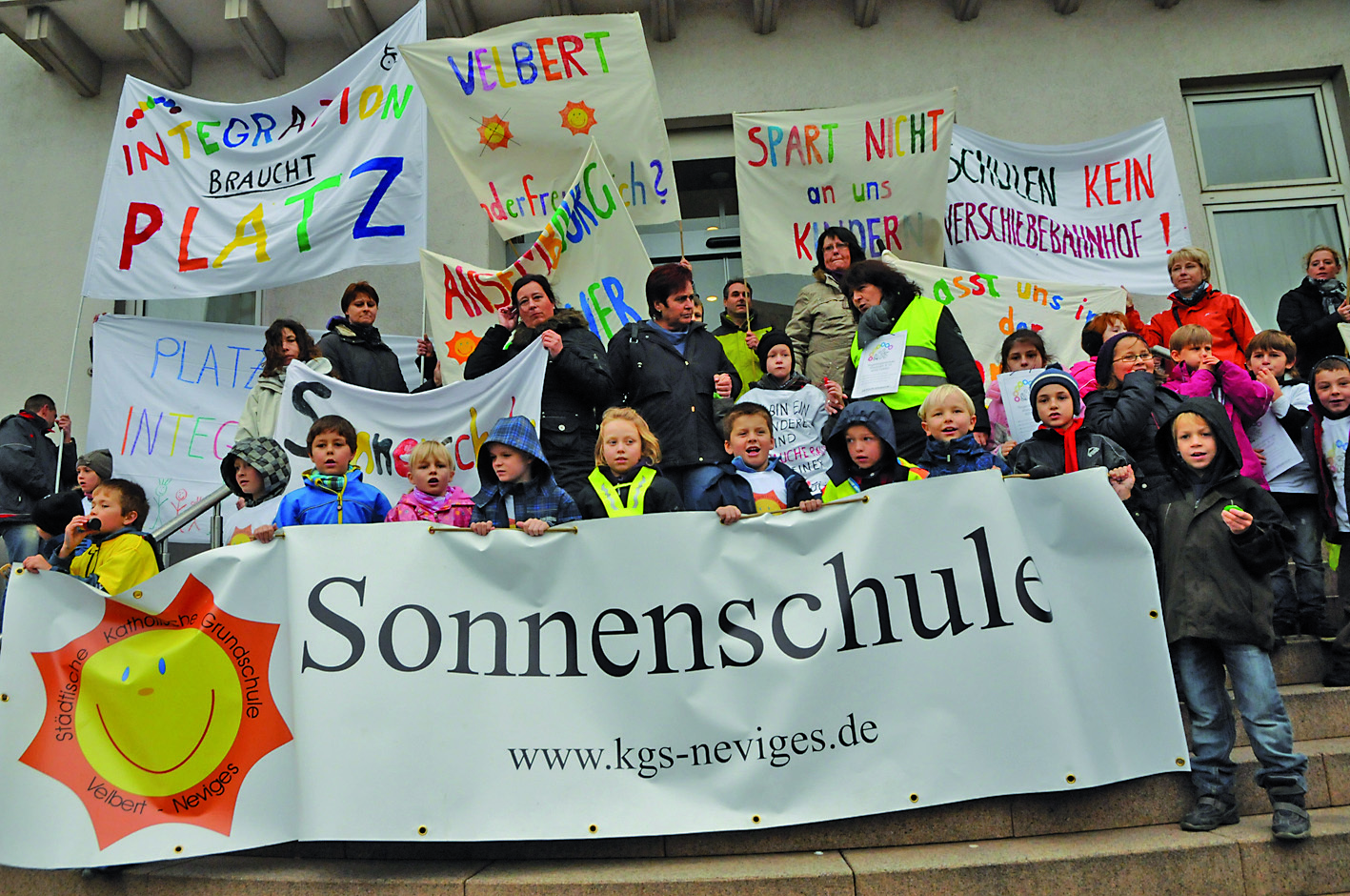 Trotz der Schülerproteste: Die Sonnenschule zieht in den Siepen um.