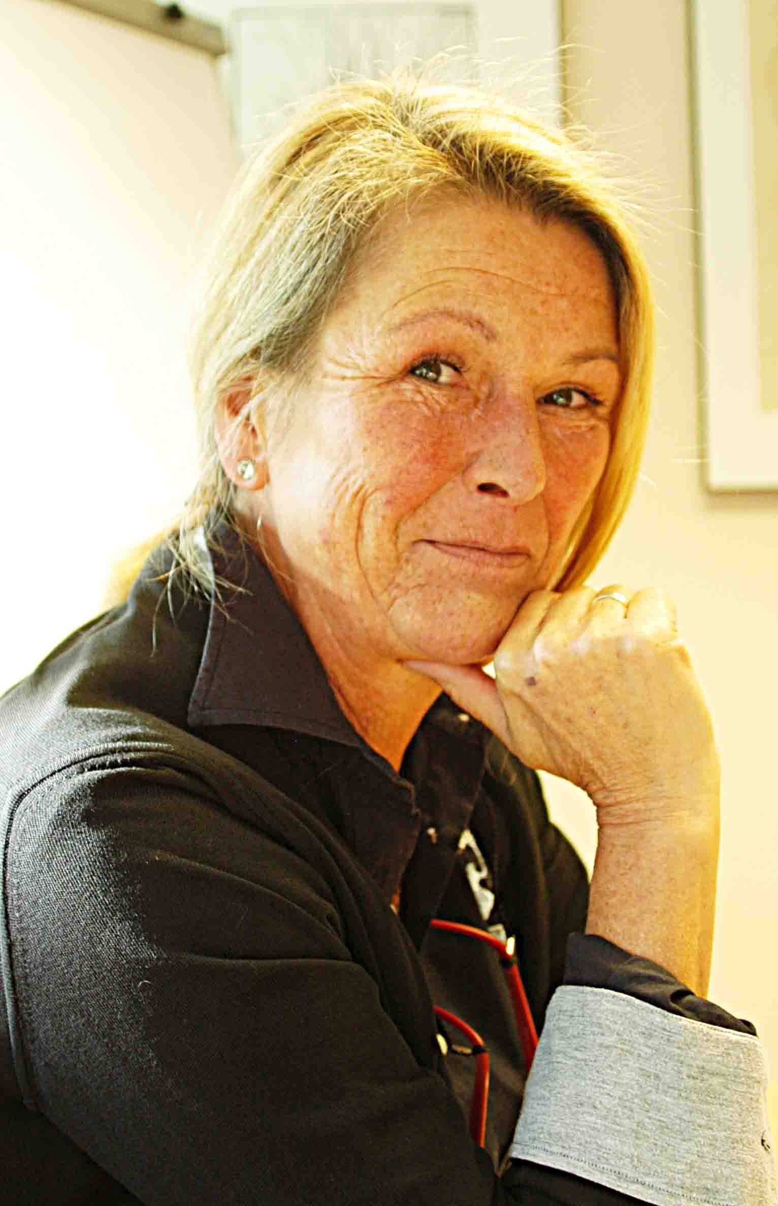 Ruth Bähr entsprach gerne der Bitte ihrer Enkelin Dana-Lee, den Sponsorenlauf der Realschule zu unterstützen.