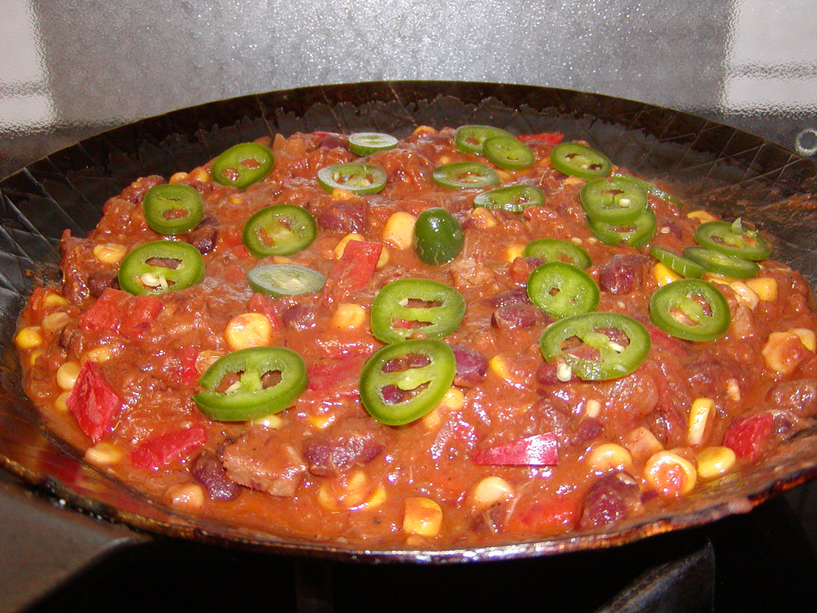 ... ob mit Jalapenos...