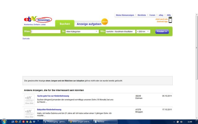 Das Angebot wurde von Ebay entfernt