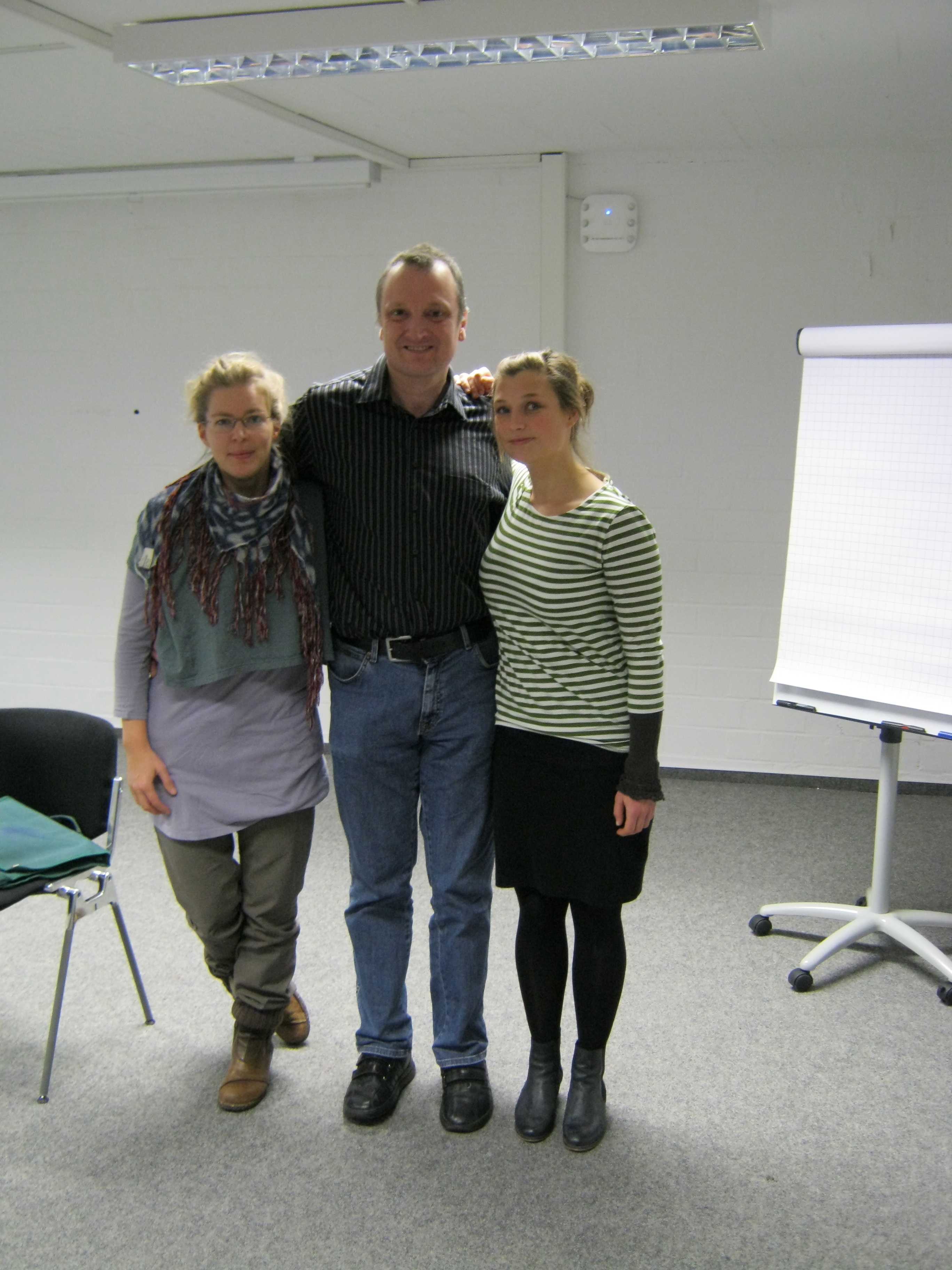 v. l. n. r.: Dr. Bettina Amrhein, Dr. Carsten Rensinghoff, Meike Kricke