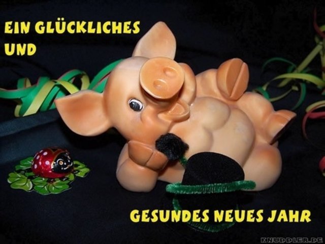 Ein Glückliches Und Gesundes Neues Jahr