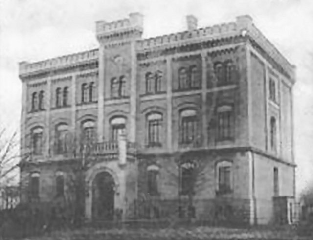 Rathaus der Bürgermeisterei Altendorf um 1890, Standort war im heutigen Stadtteil Frohnhausen