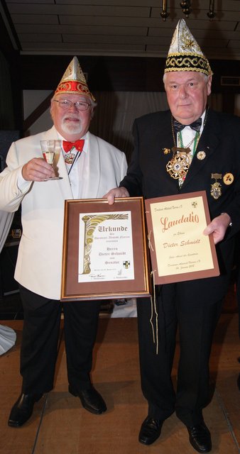 BRK-Präsident Peter Niemann - Senator Dieter Schmidt