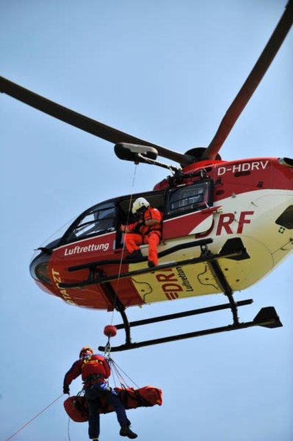 Hilfe auch aus der Luft.