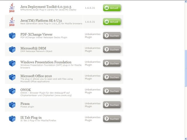 FFPlugin002 - Nach der Aktualisierung der Plugins, Teil 2