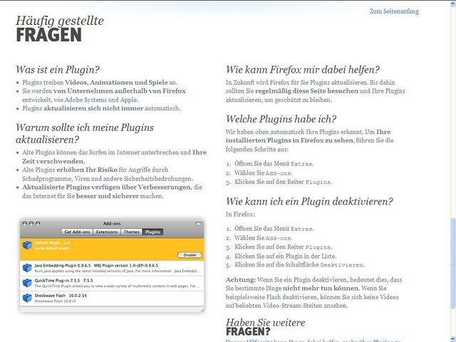 FFPlugin004 - Am ende der Zusammenfassung die Fragen und Antworten zu den Plugins.