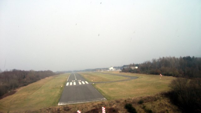 Landeanflug in Arnsberg-Echthausen
