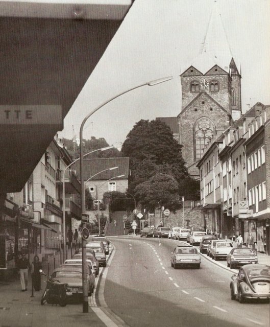 Und das ist  die Abteistrasse in den 70ern...