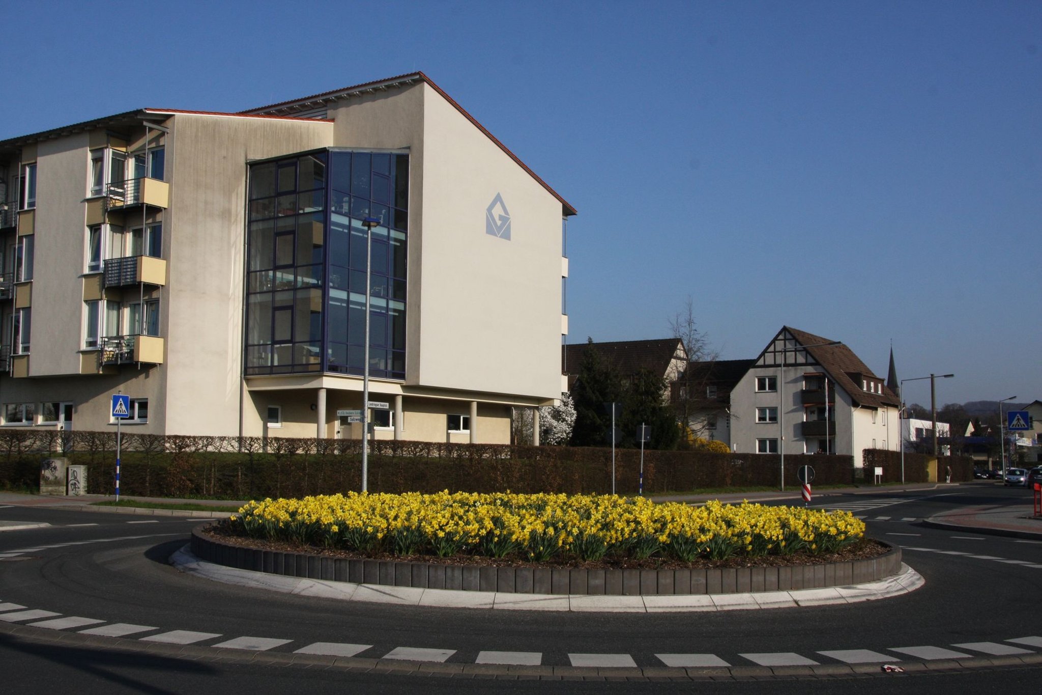 Der Lendringser Kreisel blüht wieder zum Frühling Menden (Sauerland)