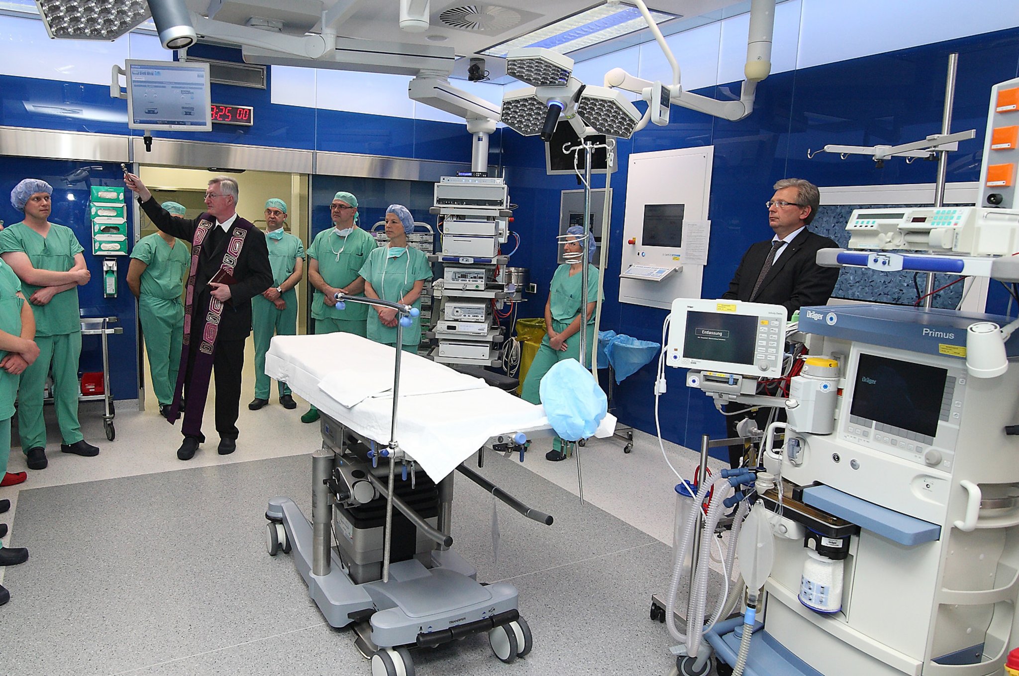 Blau-Weißer OP im Marienhospital - Gelsenkirchen