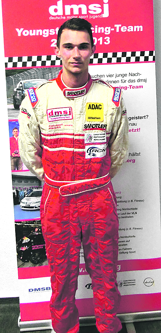 Sascha Friedrich erkämpfte sich einen der vier Plätze im DMSJ Youngster Racing Team. Foto: privat