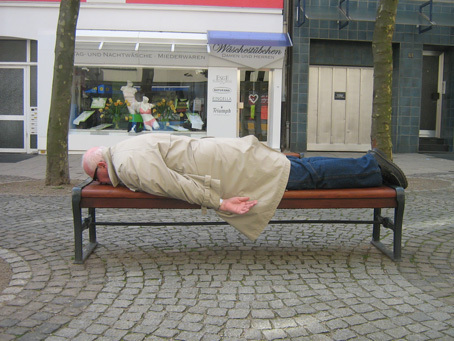 Planking auf der Heggerstrasse