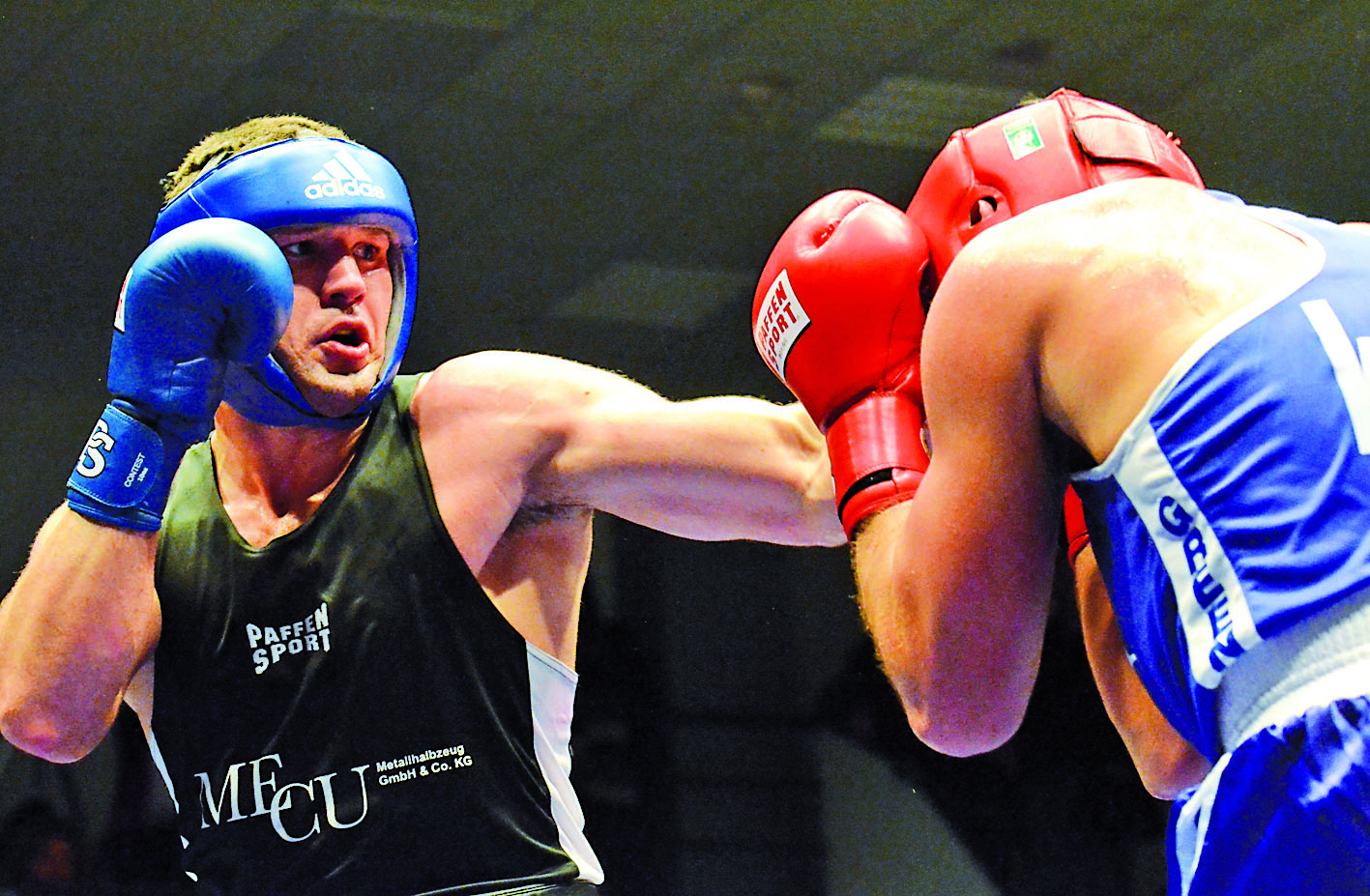 Erik Pfeifer (links) wird im Schwergewicht in den Ring steigen.