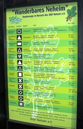 SGV Wanderplan Aupke-Parkplatz