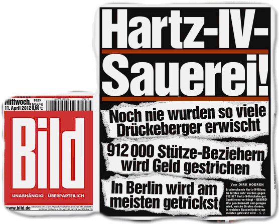 BILD hetzt und lügt wie gedruckt.