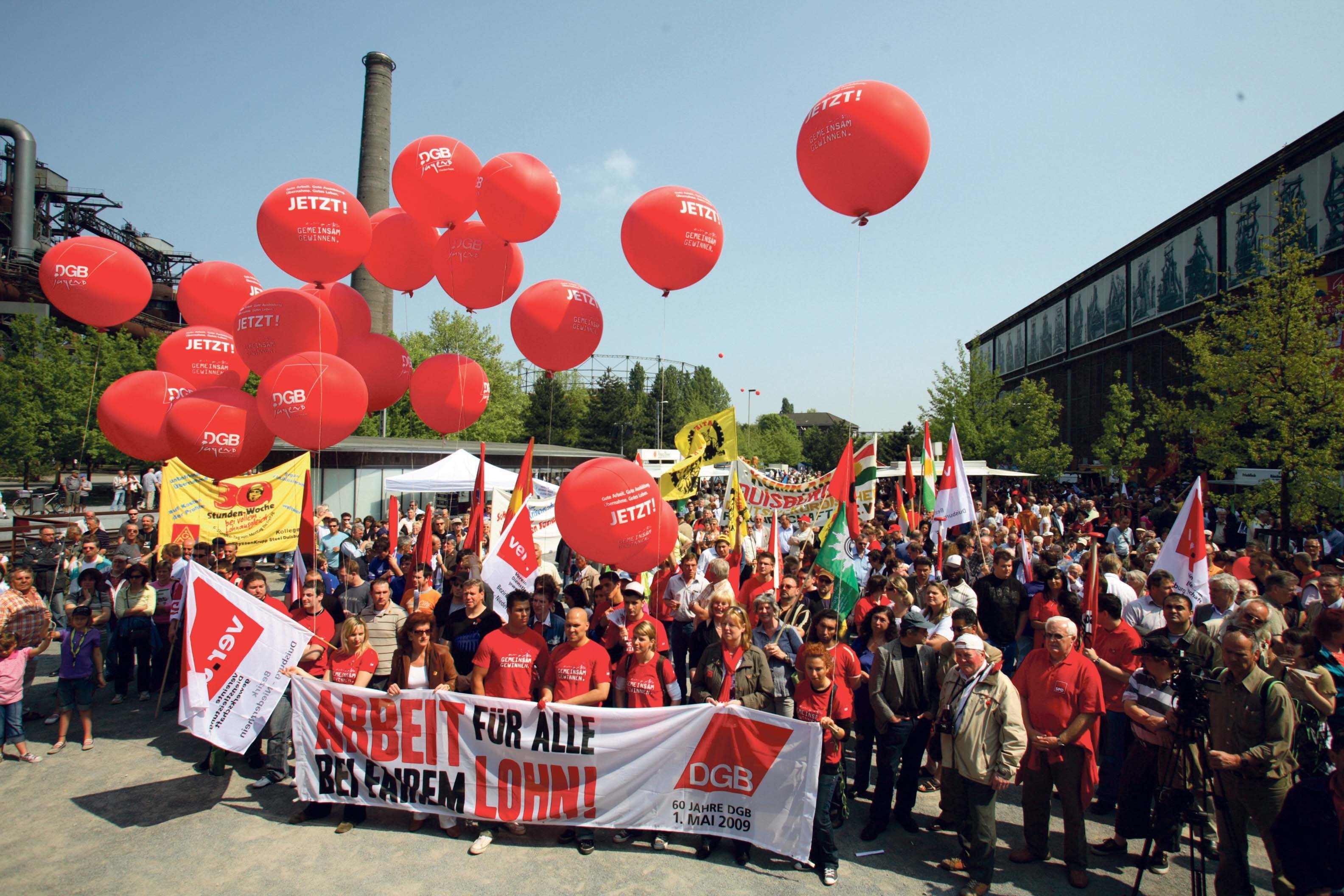 IM Landschaftspark geht am 1. Mai immer die (Luft)Post ab. Archivbild: Kirchner