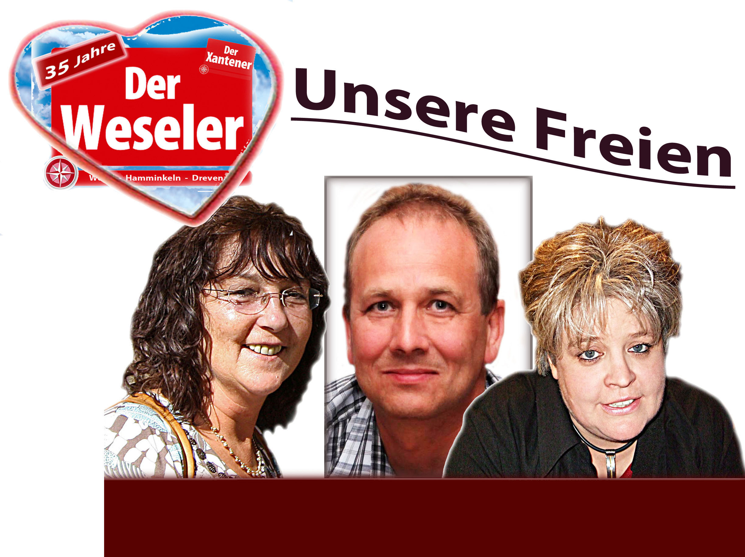 Von links: Jutta Kiefer, Erwin Pottgießer, Ingrid Kühne.