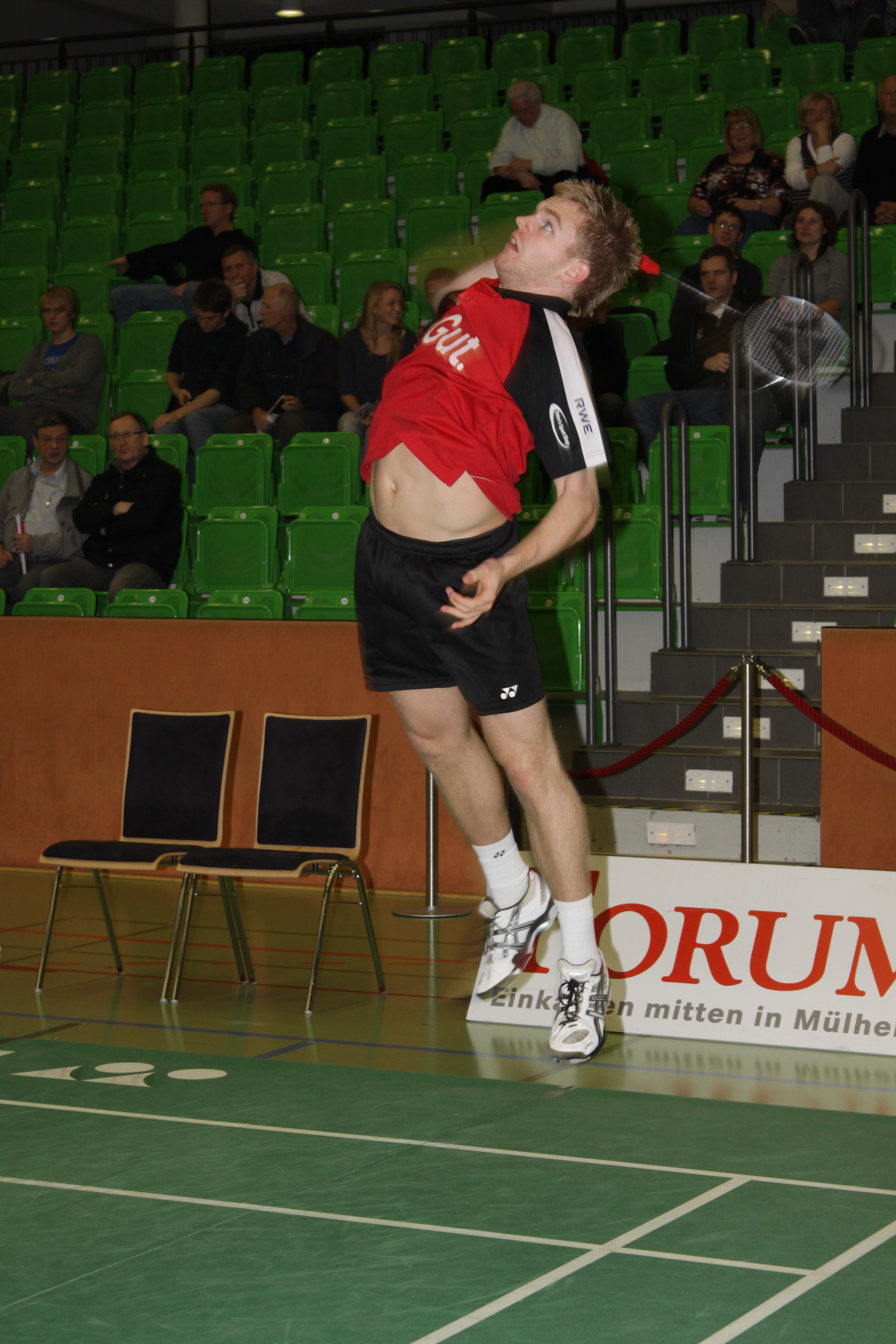 Nach dem Triumph in Irland jetzt der Mixed-Erfolg in Portugal: Marcus Ellis vom 1. BV Mülheim / Foto: Wolfgang Brodowski