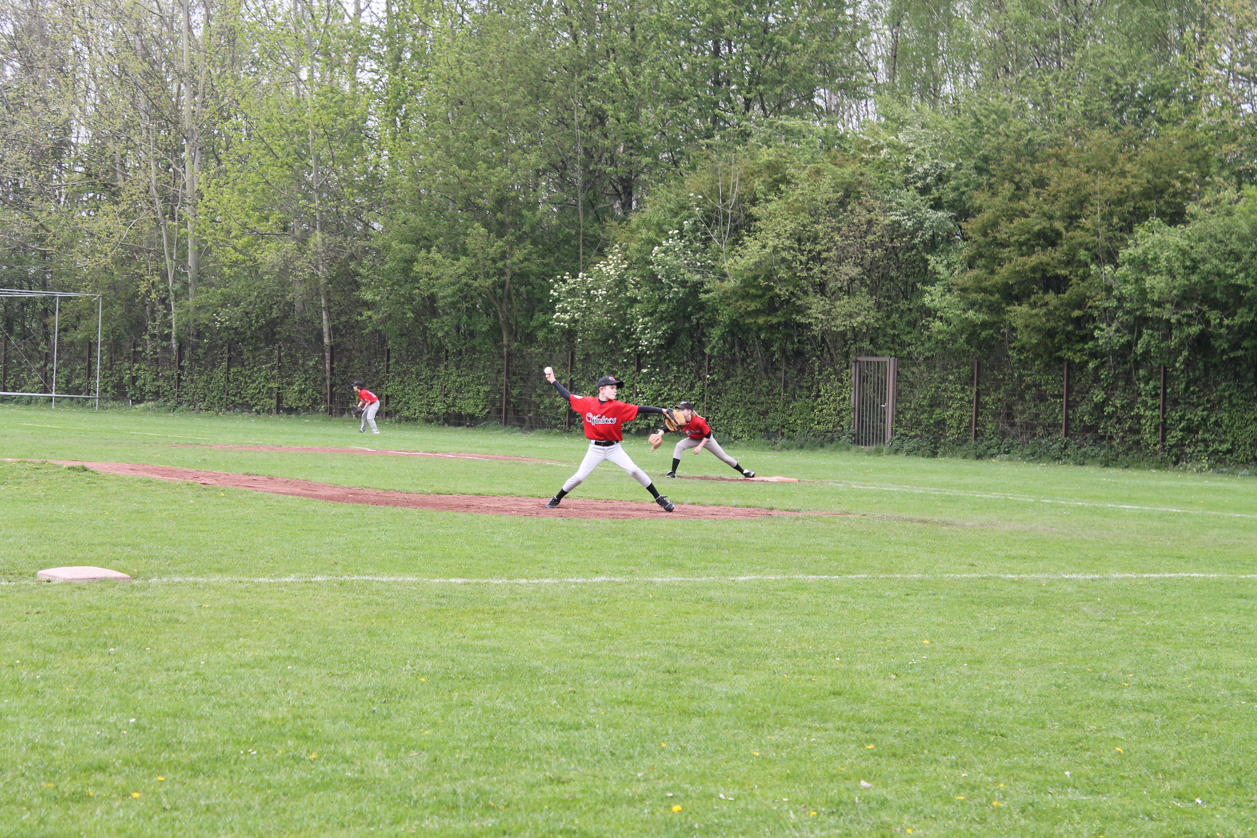 Nils Michaelis auf dem Mound