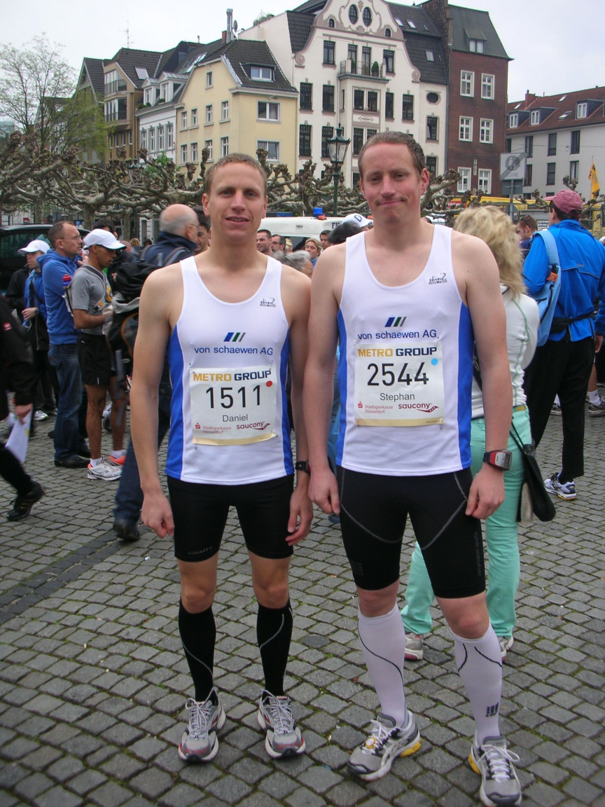 Die Marathonis Daniel und Stephan Wittoesch