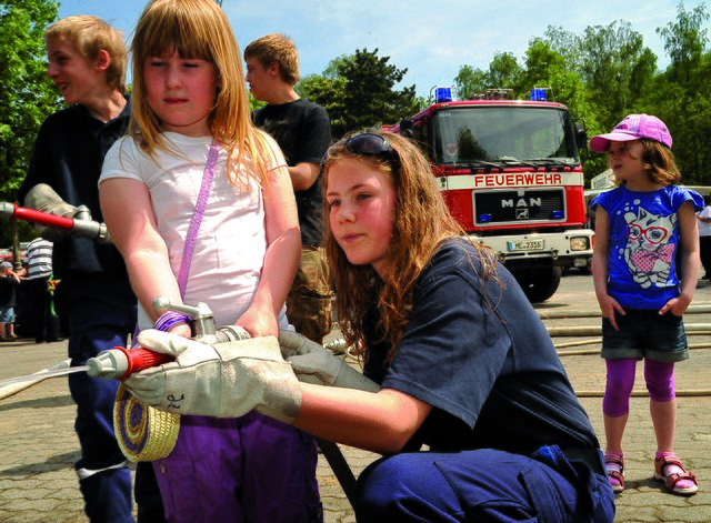 Die Besucher können an den Tagen der offenen Tür bei der Feuerwehr wieder viel erleben.