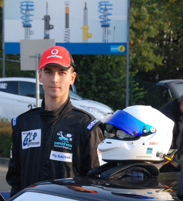 Dominik vor der technischen Abnahme an der Nordschleife