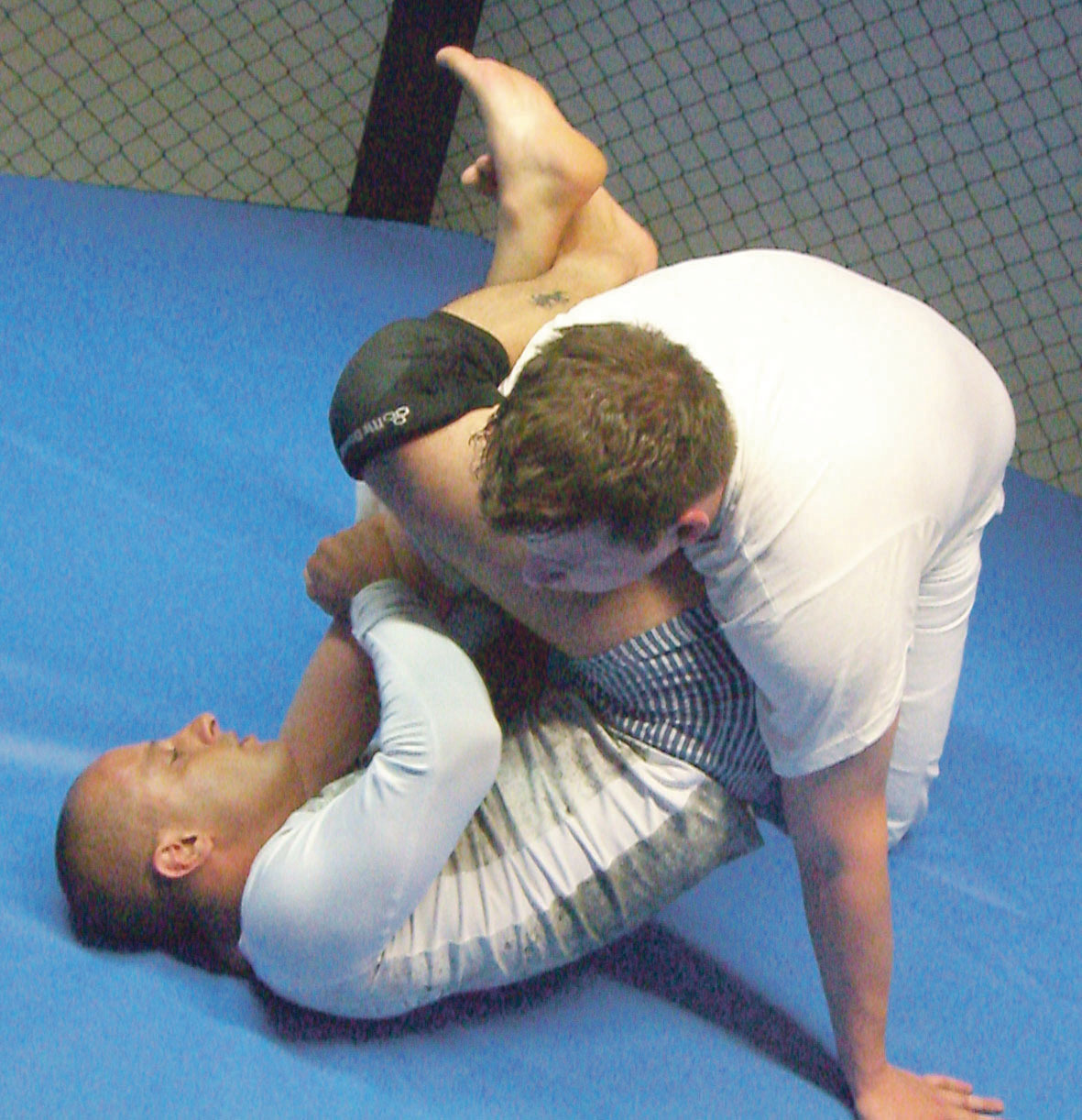 Milton Ferreira (unten) beim BJJ-Training.
Foto: privat