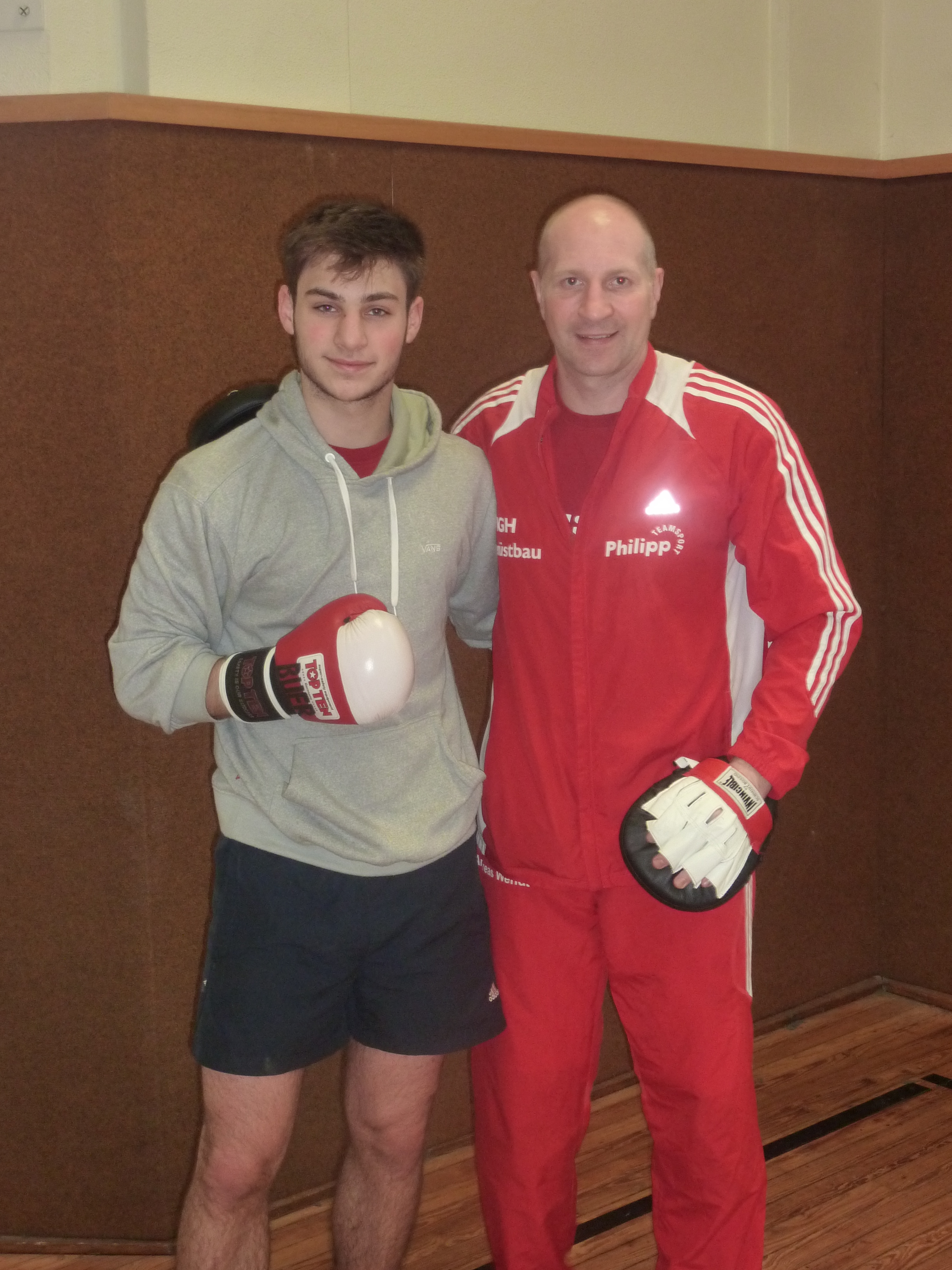 Wollen ins Finale einziehen: Marcel Zimmermann und Trainer Andreas Wendt