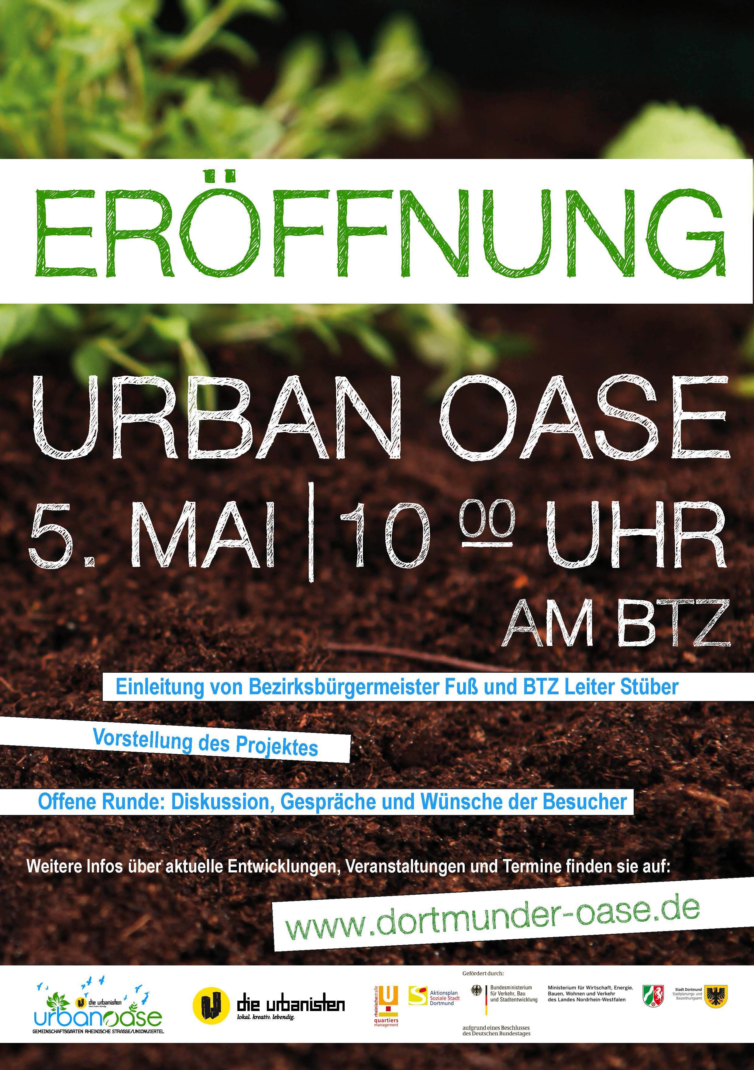Auf viele Besucher hoffen die Macher der "Urban Oase" am Samstag.