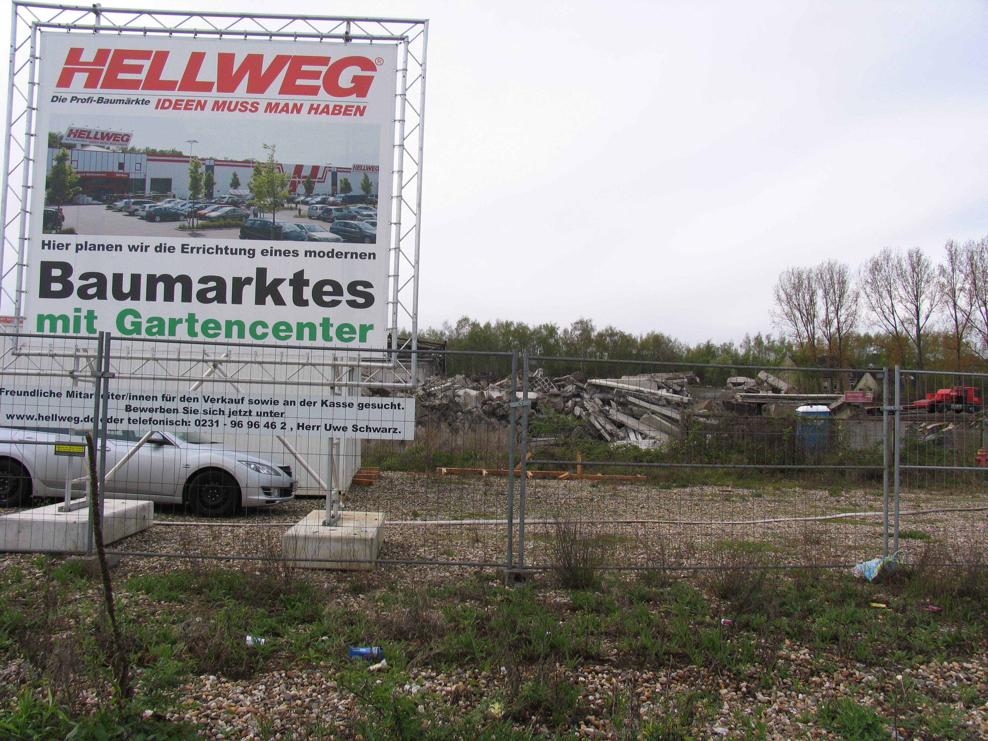 An der Frillendorfer Straße soll schon im Spätherbst 2012 eröffnet werden.