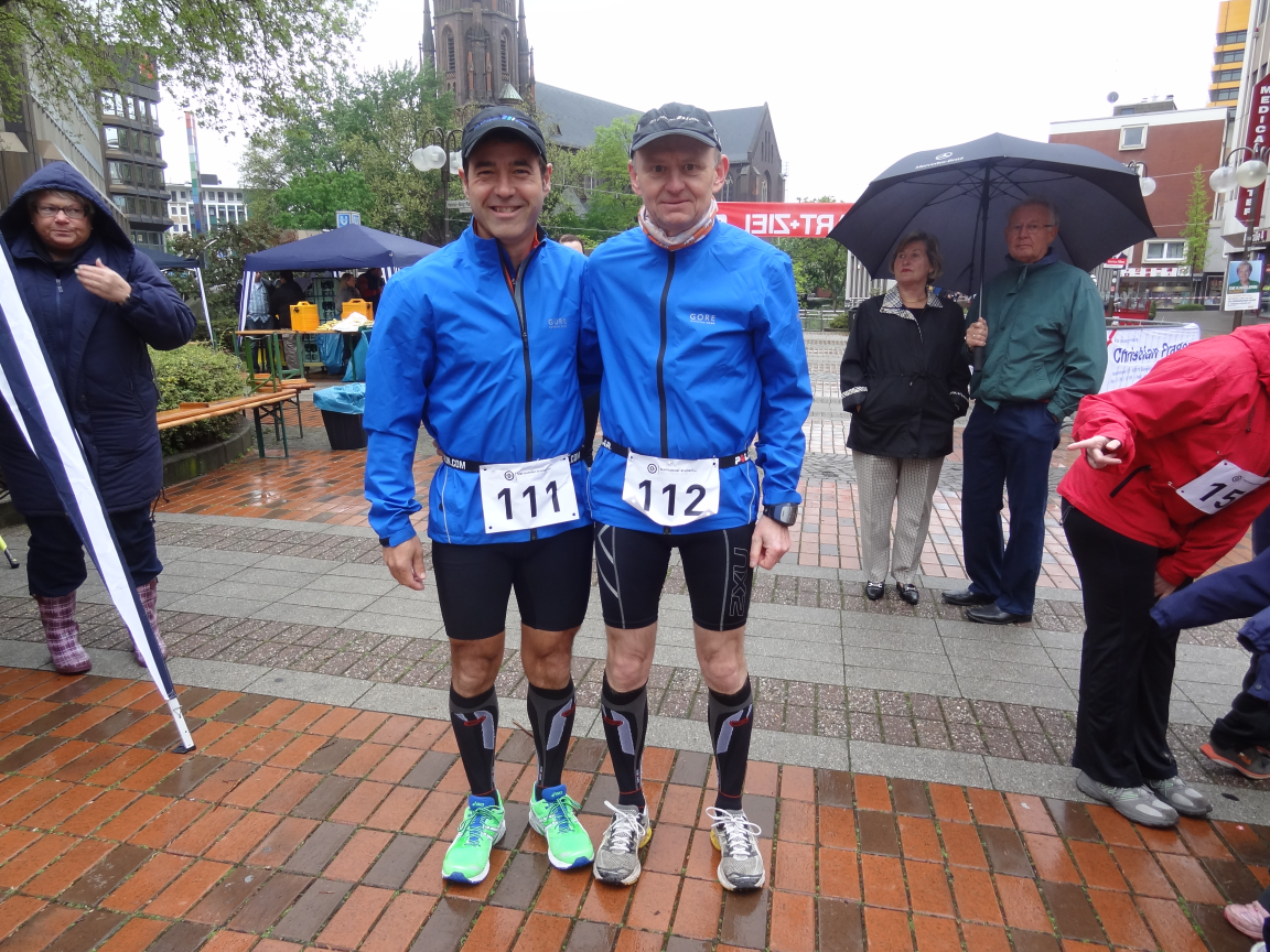 Raffa und Ralf vor dem Start. Alle Bilder wieder von Danny Rodriguez