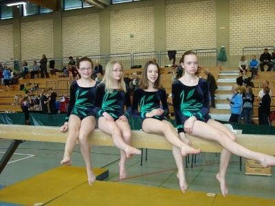 v.l. Saskia Schepers, Merle Szabo, Marie Hilbig, Rebecca Hallberg