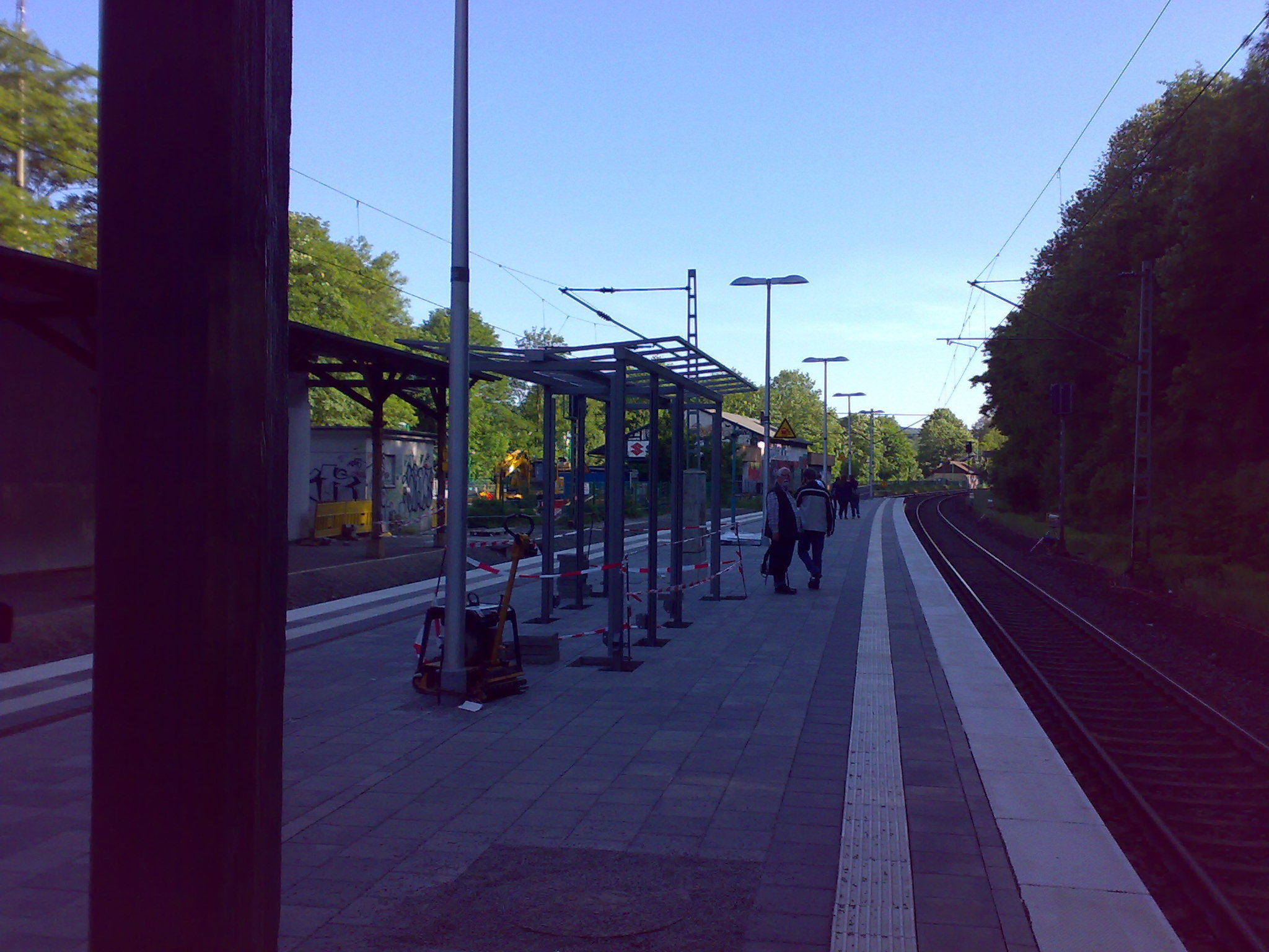 Symbolbild Bahnhof. Bahnhof Ennepetal (Gevelsberg) der Beginn meiner Fahrt (Archivfoto aus 2010, der Bahnsteig noch im Umbau).