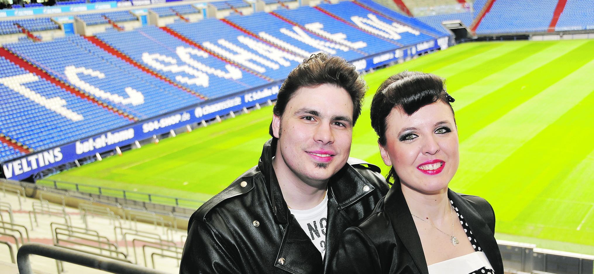 Christoph und Stephanie Schalke im Glück.