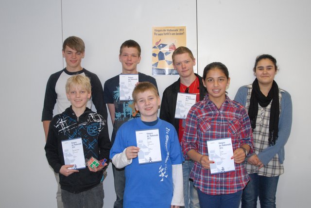 Die Besten der besten Zahlen-Akrobaten der Willy-Brandt-Gesamtschule.