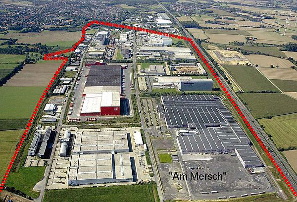 Im Industriegebiet "Am Mersch" fehlt es den Betrieben deutlich an willigem Nachwuchs, der sich fachkundig qualifizieren lässt. Foto: wfg Kreis Unna