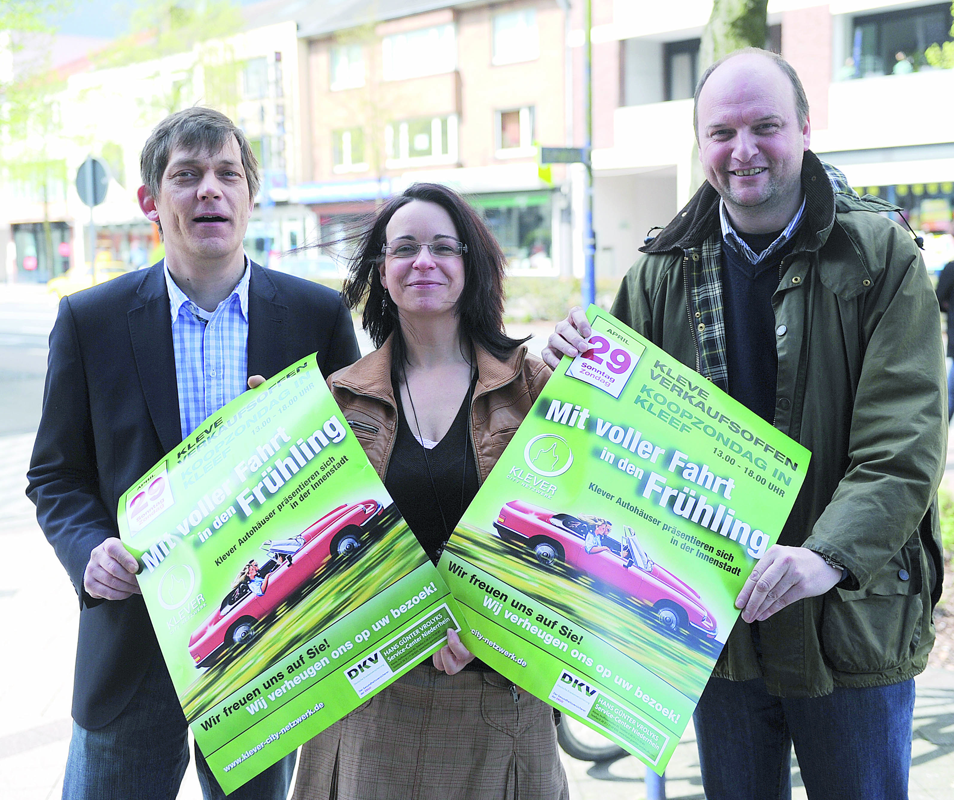 Andreas Edler (r.) hat den Vorsitz beim Klever City Netzwerk aufgegeben. Links im Bild Edlers Stellvertreter Jörg Hopmans. Foto: Heinz Holzbach