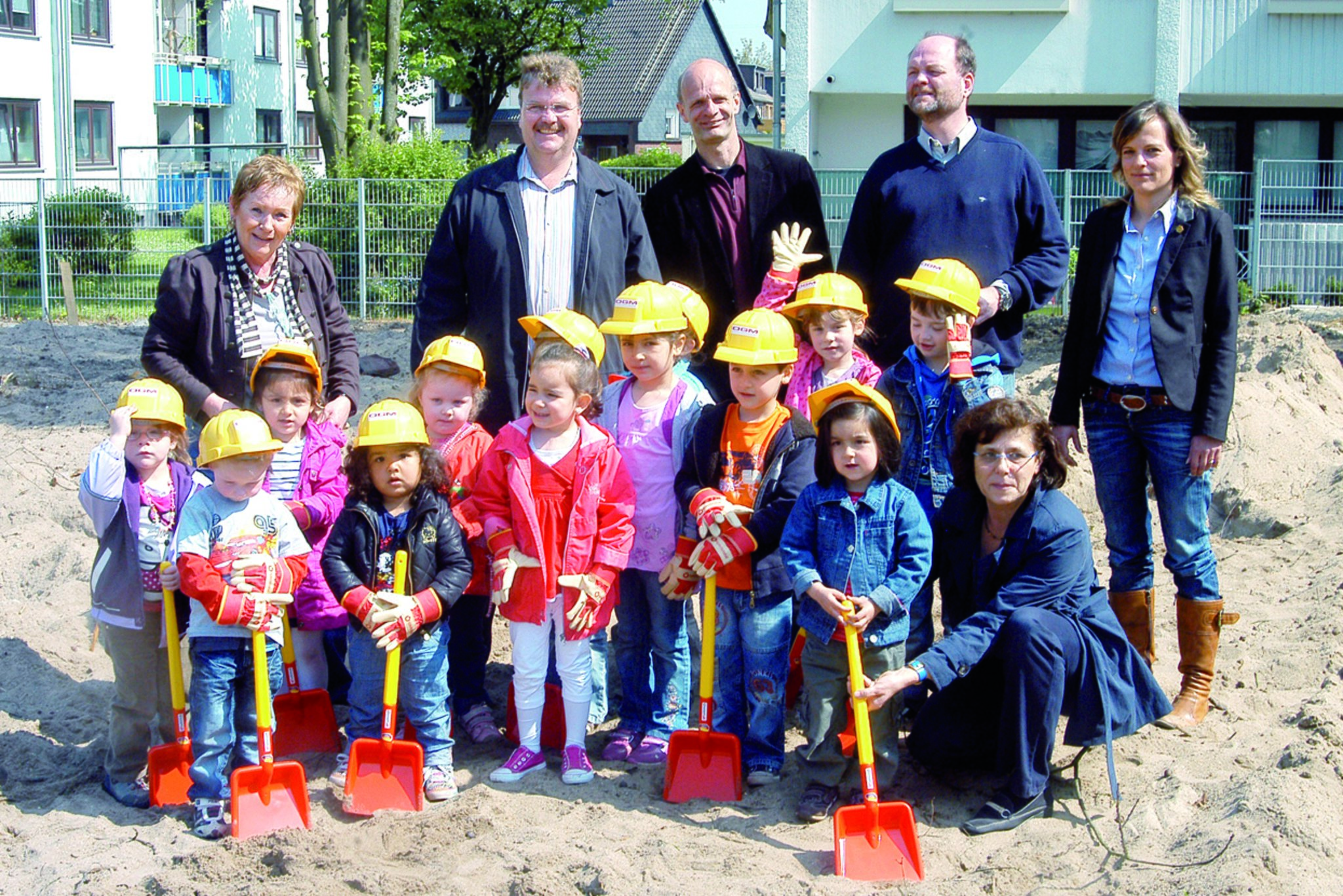 Spatenstich für neuen Kindergarten - Oberhausen