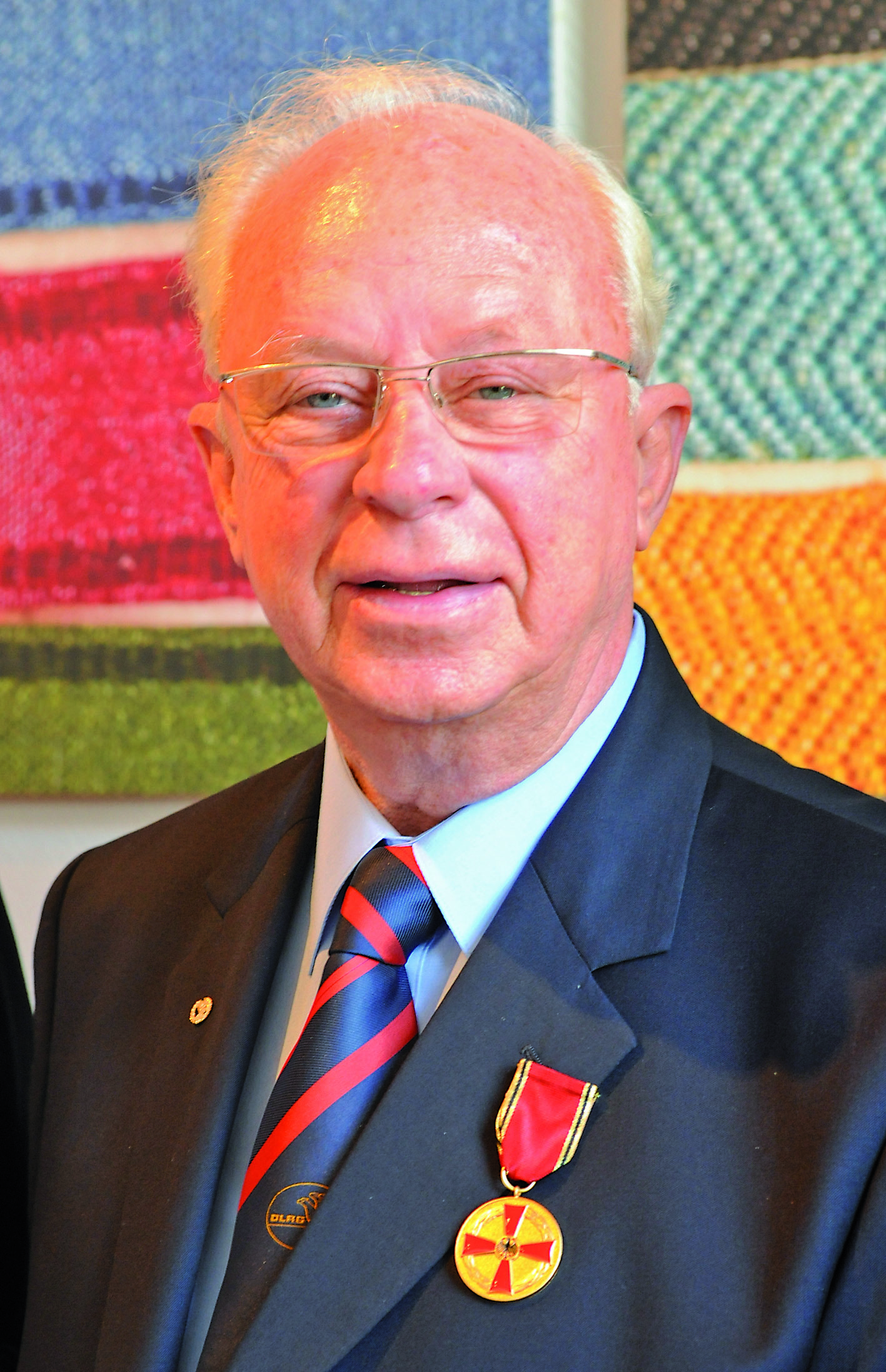 Günter Röhricht erhielt die Verdienstmedaille.