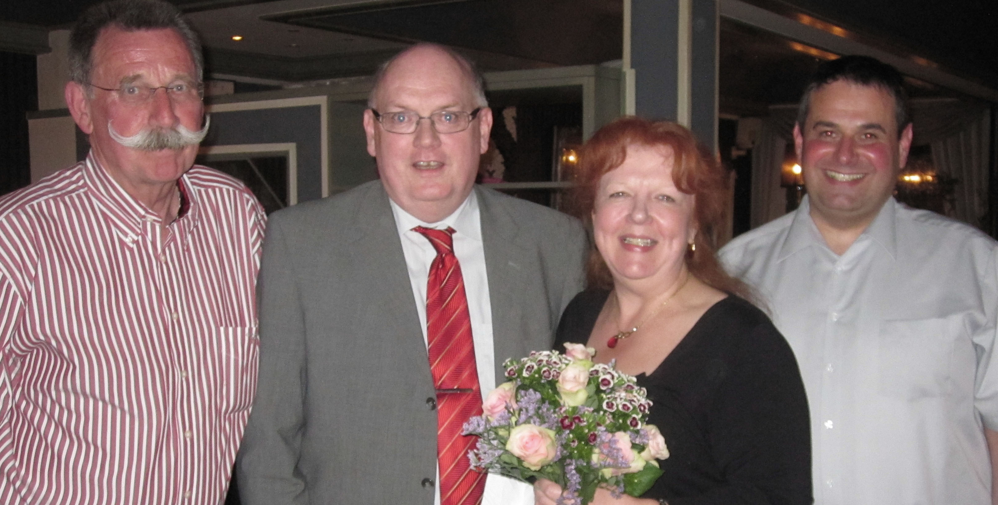 Bernhard Camminadi, Hans-Peter Klein, Inge Blask und Thomas Fischer