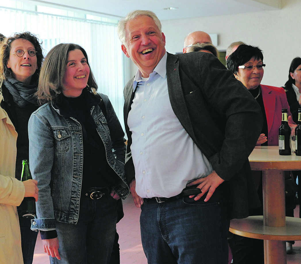 Er freut sich: Hartmut Ganzke sieht die Ergebnisse. Foto: Paulitschke