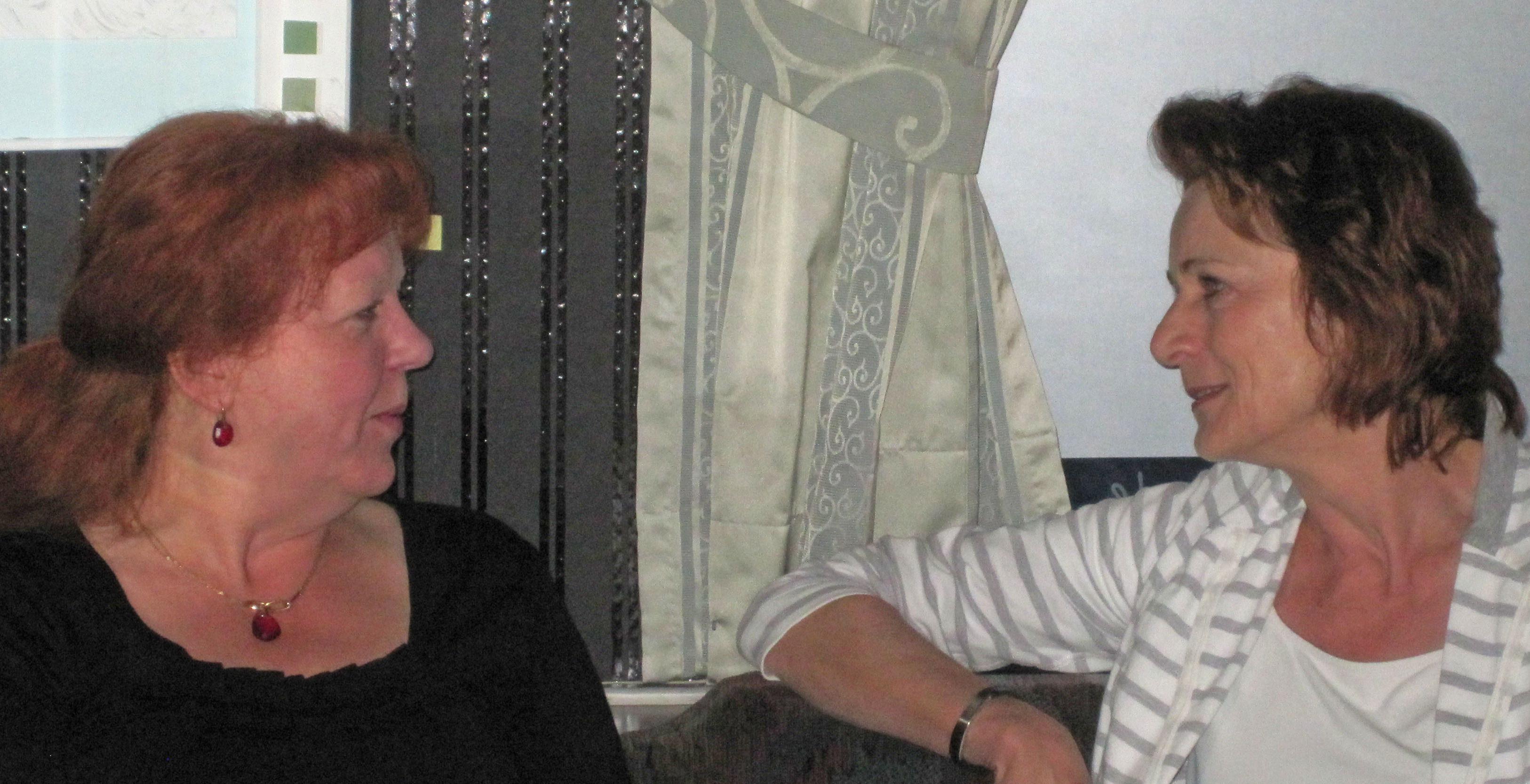 Inge Blask und die gratulierende Dagmar Freitag